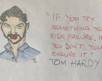 Tom Hardy Caricature