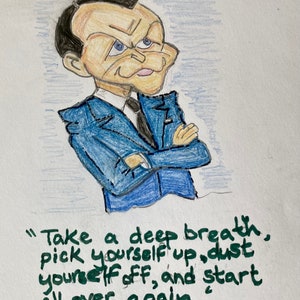 Frank Sinatra caricature