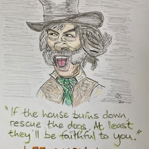 Lee Marvin caricature
