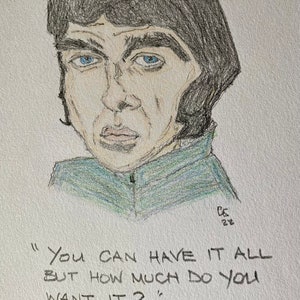 Noel Gallagher caricature