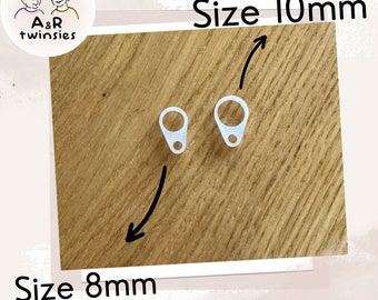 Sets: Silicone loops for glasses and hearing aids/implants