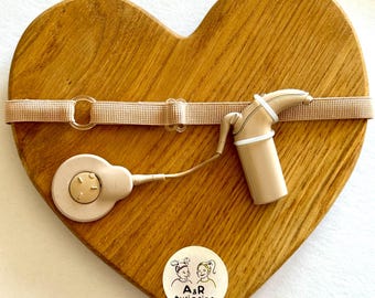 Fascia per impianto uditivo antiscivolo di colore beige per Cochlear Nucleus e Medel Sonnet