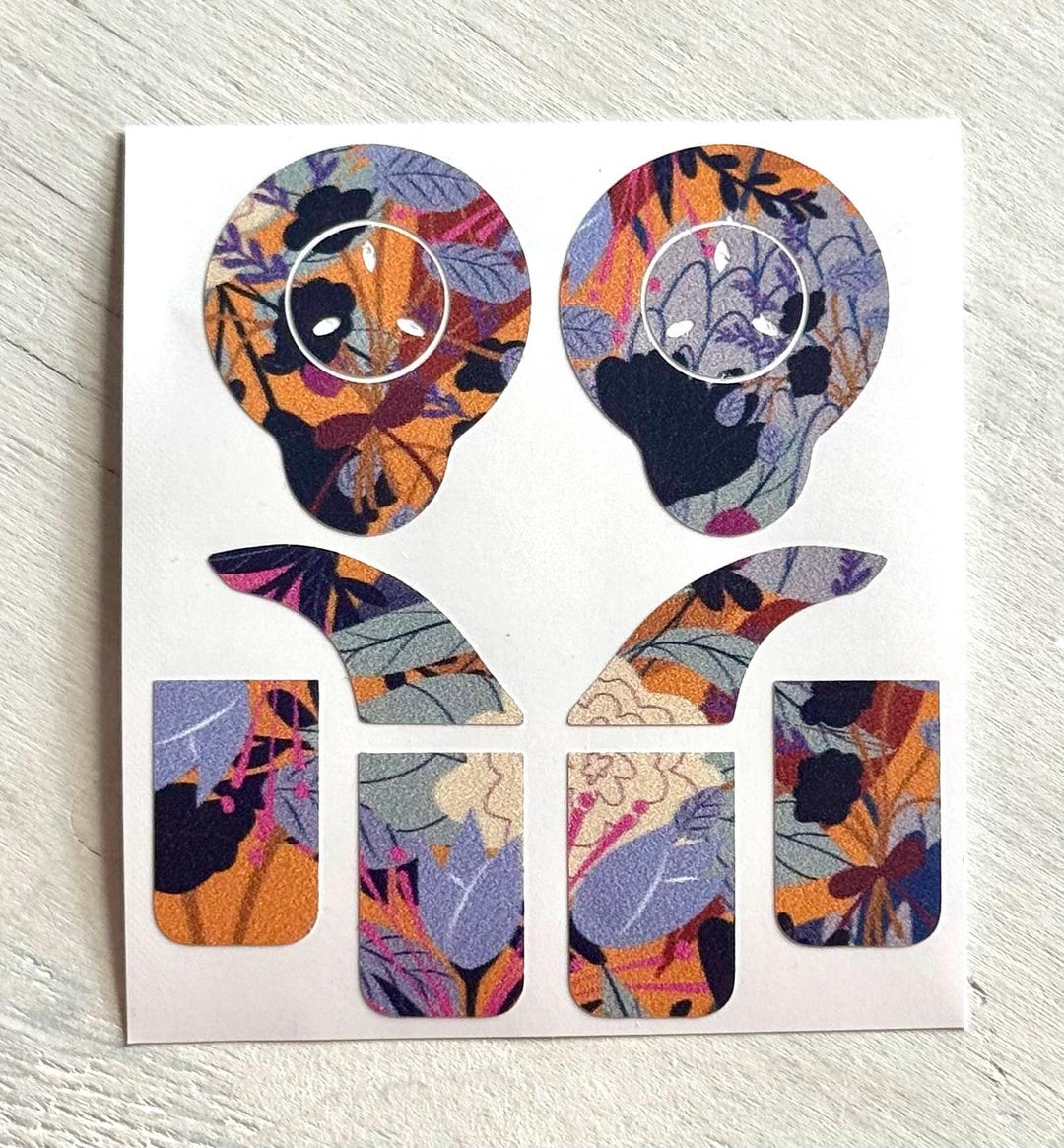 Autumn Floral Hearing Implant Sticker | Cochlear & MED-EL - Etsy