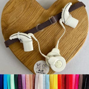 快適性と安定性を実現するゴムループ付き補聴インプラントヘッドバンド