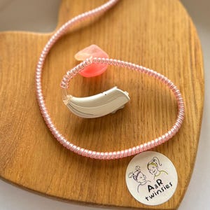 Rose Gold Plastic Protective Cable for Hearing Aids/Implants