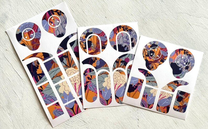 Autumn Floral Hearing Implant Sticker | Cochlear & MED-EL - Etsy