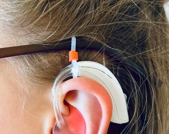 Lazos de goma duraderos para gafas y audífonos/implantes: comodidad y seguridad.
