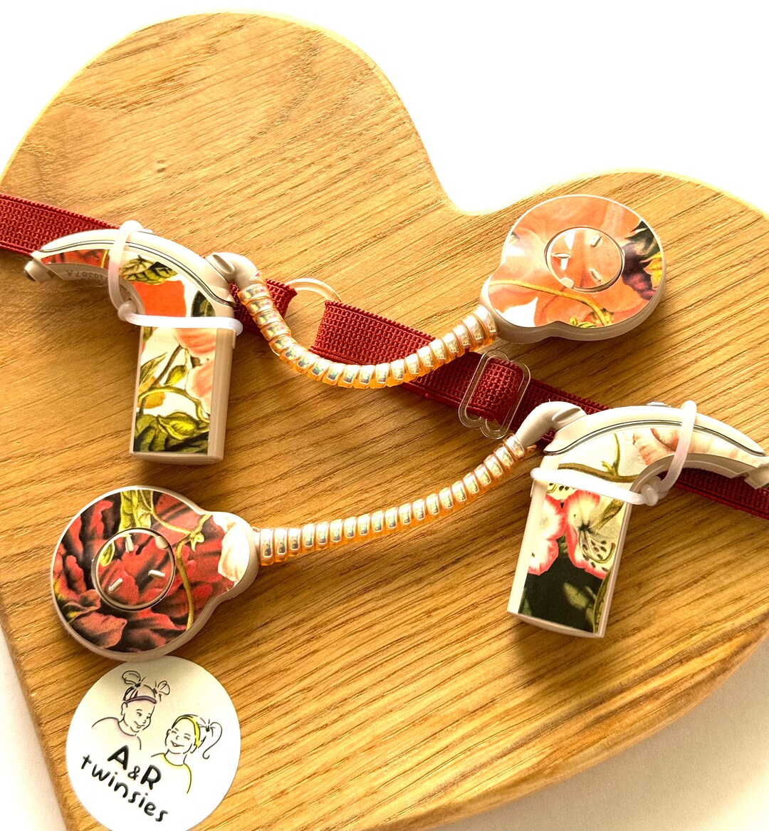 Floral Stickers for Cochlear and MED-EL Implants – Durable, Unique ...