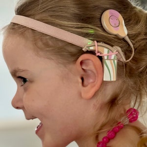 Pastel Pink Non Slip Hearing Implant Headband