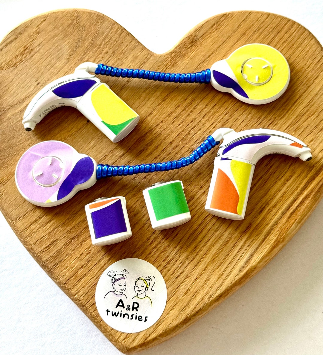 Pastel Dreams Stickers for Cochlear & MED-EL Implants: Waterproof ...