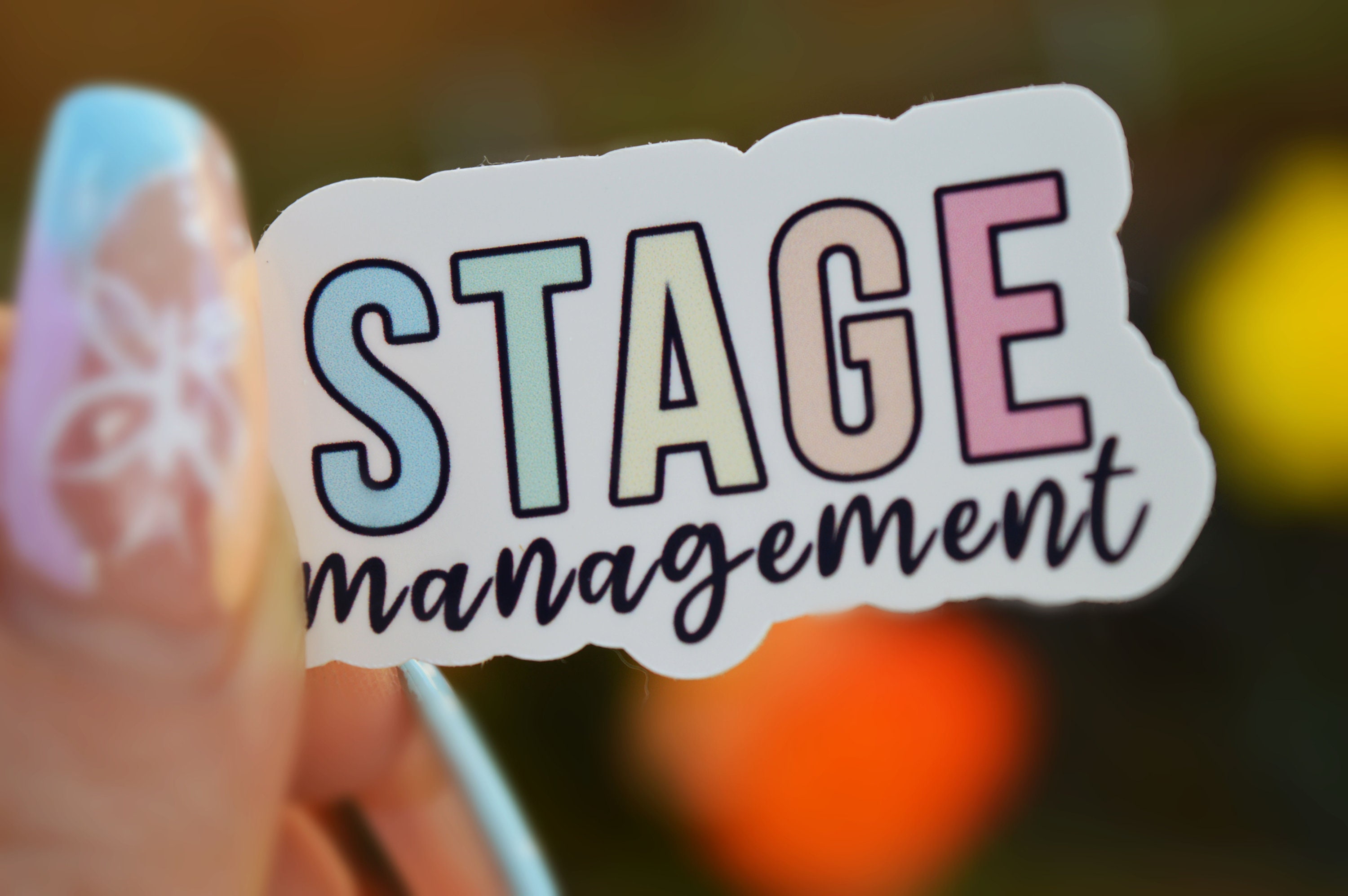 Stage Management Pastel Sticker Bundle | Theatre Stickers - Etsy
