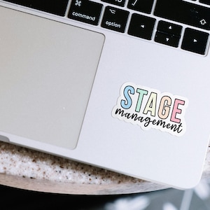 Stage Management Glossy Sticker | Theatre Stickers