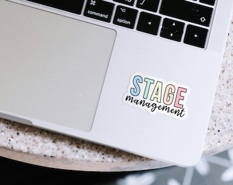 Stage Management Glossy Sticker | Theatre Stickers