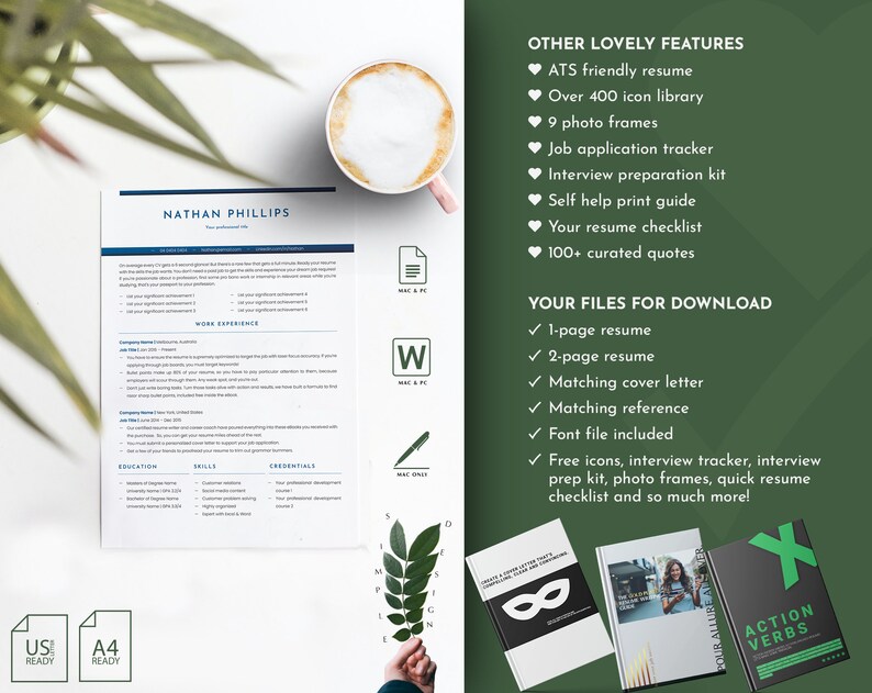 Resume Template Google Doc Resume Resume Mac Word Resume Minimalist