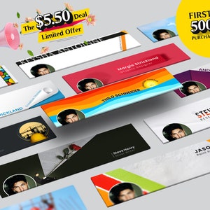 11 Linkedin Banner Template, Linkedin Header, Linkedin Background, Linkedin Post, Linkedin logo, Linkedin Banner image, LinkedIn Banner