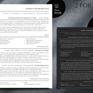 Retail Store Manager Resume Template, Minimalist ATS Friendly Resume, Store Manager Resume, Manager Resume, Retail CV, Sales Resume, Sale CV