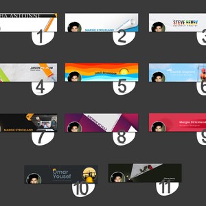 11 Linkedin Banner Template, Linkedin Header, Linkedin Background, Linkedin Post, Linkedin logo, Linkedin Banner image, LinkedIn Banner