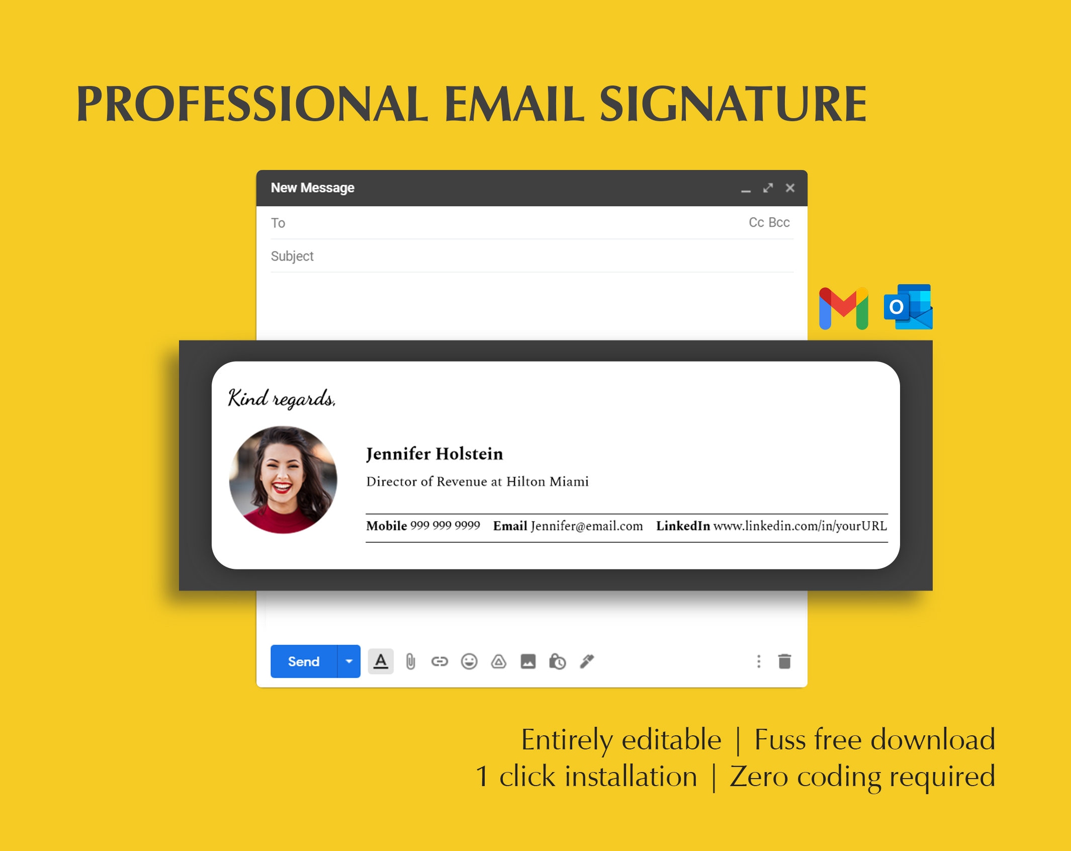 How To Make Email Signature Examples How To Make Email Signature Examples