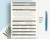 NURSE RESUME TEMPLATE Ats Friendly, Rn Resume Template, Registered Nurse Resume Template, Nurse Cv Template, Nursing Resume Template