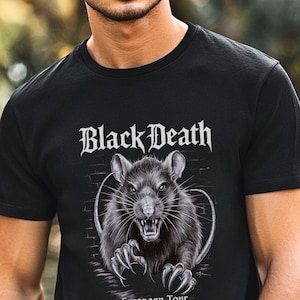 Plague Tee, Graphic Tee, Gothic Plague Tee, Unique Graphic Tee, Dark T-shirt, Plague Trending Tee