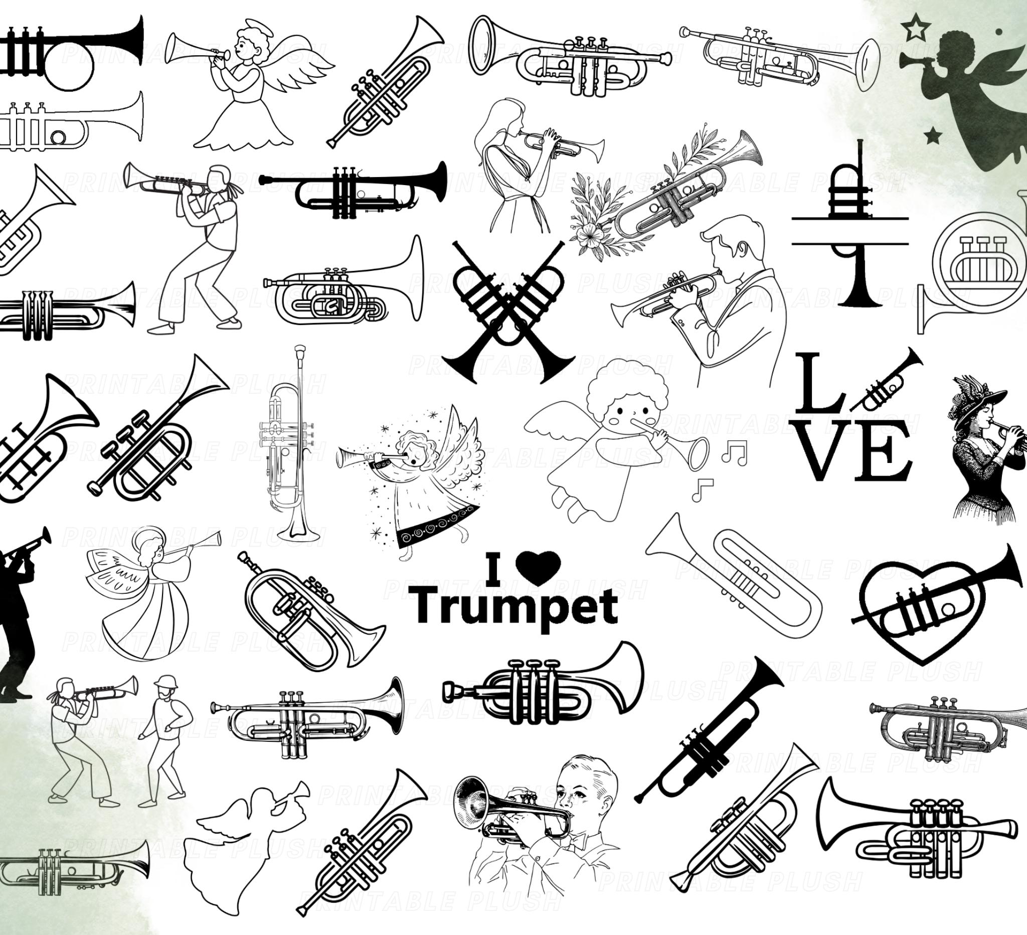 Trumpet Bundle SVG, Trumpet Png Bundle, Trumpet Svg Bundle, Music Svg ...