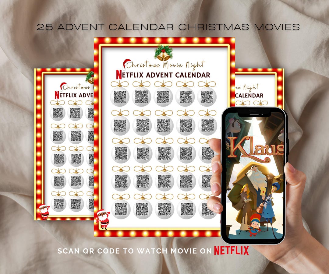 Christmas Movie Advent Calendar Advent Calendar Christmas Movies