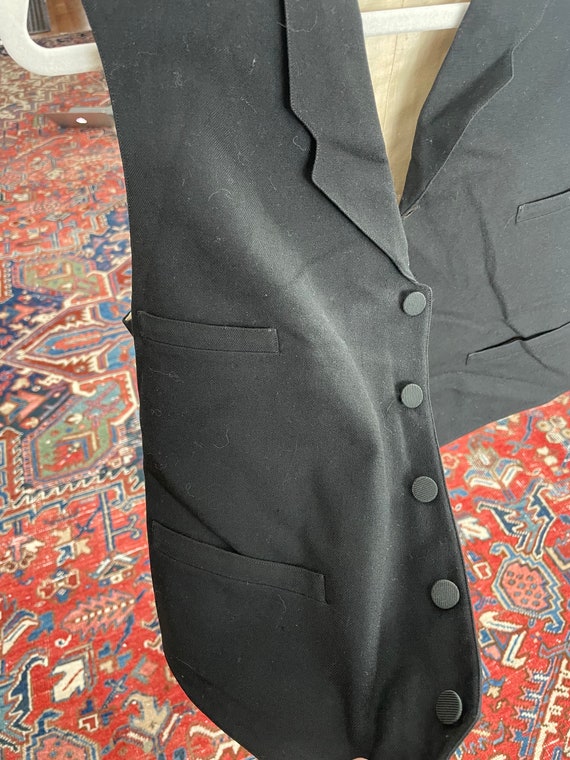 Vintage Edwardian early 1900s formal waistcoat an… - image 3