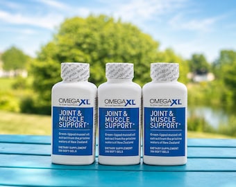 Pack of 3 Omega XL 300 Capsules Green Lipped Mussel Joint & Muscle Relief