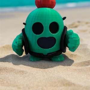 3D Printed Brawl Stars Spike! - Available in Multicolor!