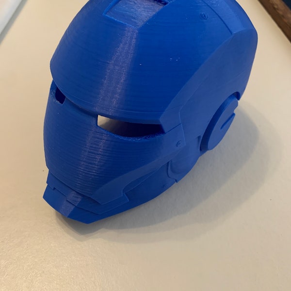 3D PRINTED IRON MAN Helmet!!!!!!!