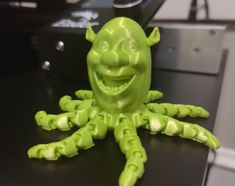 ¡SHREKTOPUS IMPRESO EN 3D! - ¡Disponible en multicolor!