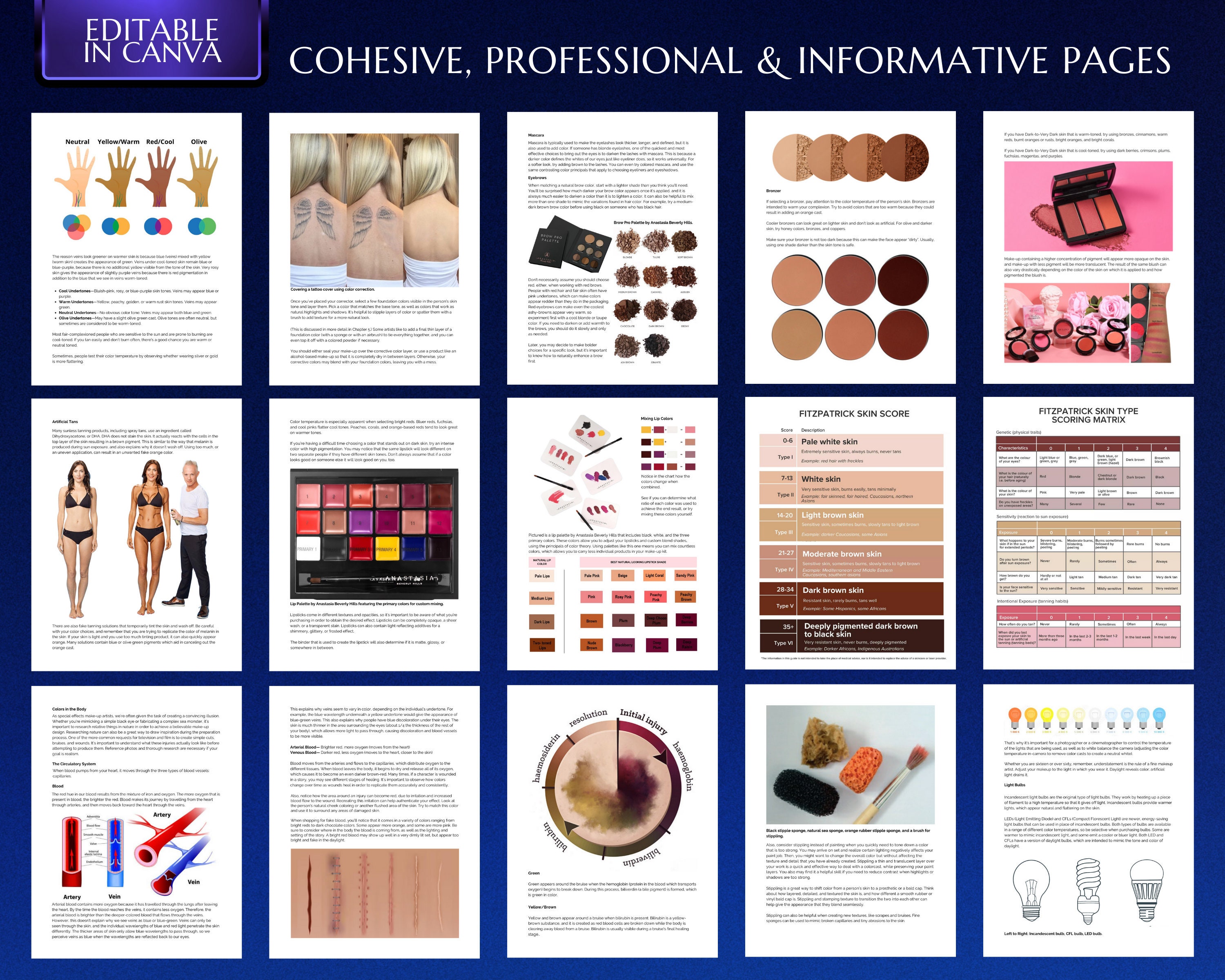 Color Theory for Makeup Artists, Color Theory Manual, MUA Mandatory