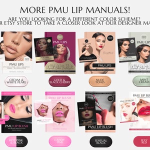 Lip Blush Training Manual, Lip Blushing Training Guide, Lip Micropigmentation Course, PMU Lips, Tattoo Lip Liner, Aquarelle, Edit in Canva