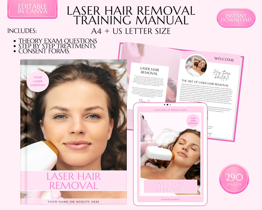 Laser Hair Removal, Training Manual, Laser Hair Removal Guide, Laser