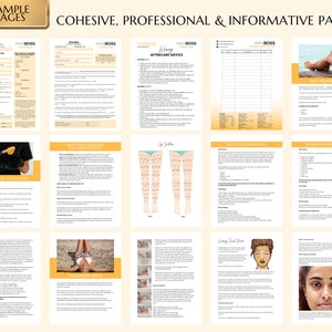 Face & Body Waxing Training Manual including Sugaring, Estheticians Waxing Guide, Learn or Teach, Wax eBook, Waxing Guide, Edit in Canva