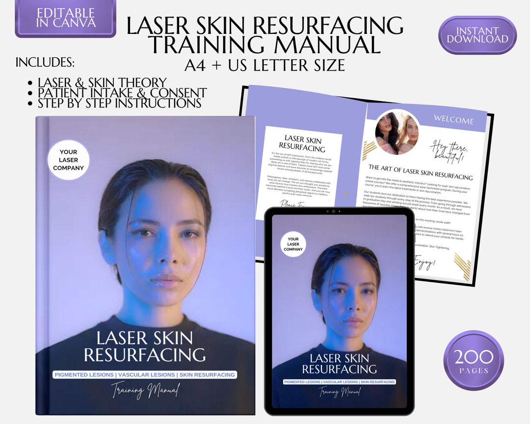 Laser Manual, Laser Skin Resurfacing Training Manual, Laser Training