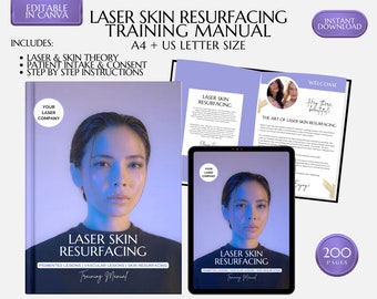 Laser Manual, Laser Skin Resurfacing Training Manual, Laser Training Guide, Laser Training Course, Vascular Pigmented Lesions, Edit in Canva