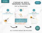 Chemical Peels Training Manual, Esthetician Skincare Guide, Canva eBook (PDF Download A4/US Letter Size