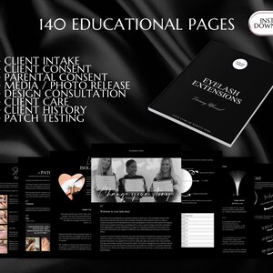 Lash Manual, Lash Extension Training Manual, Lash Course Manual, Lash Course Training, Lash Ebook, Lash Extensions Manual, Canva Template