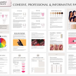 Lip Blush Training Manual, Lip Blushing Training Guide, Lip Micropigmentation Course, PMU Lips, Tattoo Lip Liner, Aquarelle, Edit in Canva