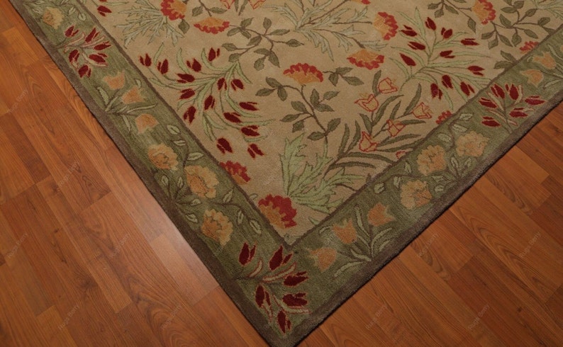 PB Adeline Hand-Tufted Handmade Rugs Carpets For Bedroom Livingroom Kitchen Custom Abstract Wool Colorful 9X12 8X10 Handwoven Area Rug image 2