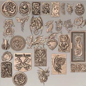 29 Archivos STL Dragon para cnc carvin 3D STL Modelo, Asia, Religión, Decoración, Imagen, Archivo STL, stl, 3d cnc, enrutador, archivo 3d stl, máquina de tallado