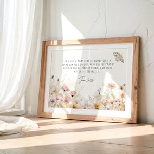Christian Poster Printable Bible Verse PDF Quote Faith God Spiritual Wall Decor - Set of 2 Christian Posters