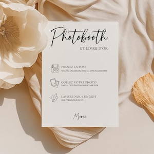Photobooth-Poster – Ideal zur Hochzeitsdekoration – Druckbares Poster
