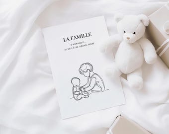 Biglietto annuncio gravidanza, diventerò fratello maggiore - Seconda cartolina gravidanza da stampare (Pdf)