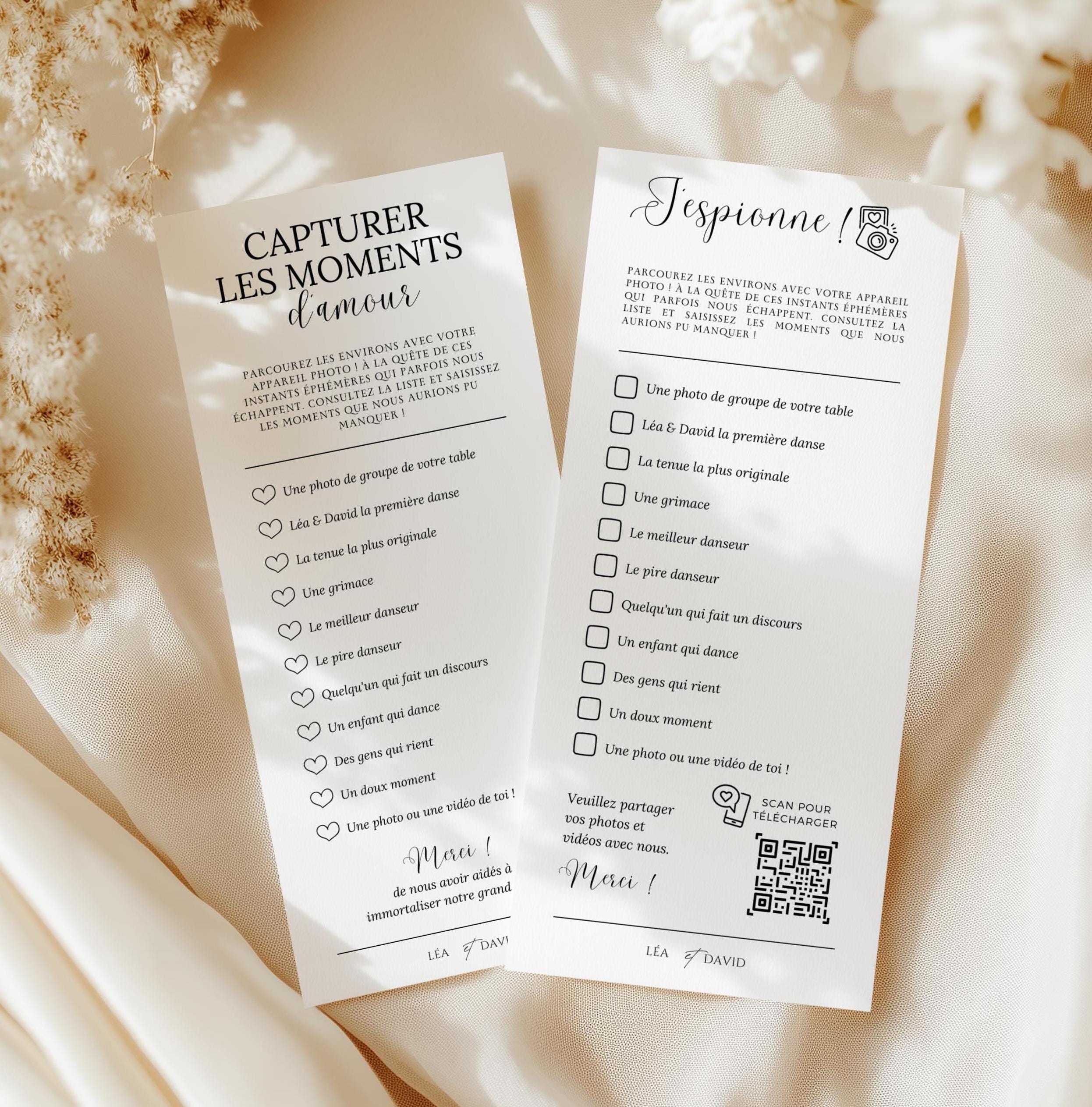 Wedding Photo Challenge Game: Table Entertainment, Wedding Games - Canva Template