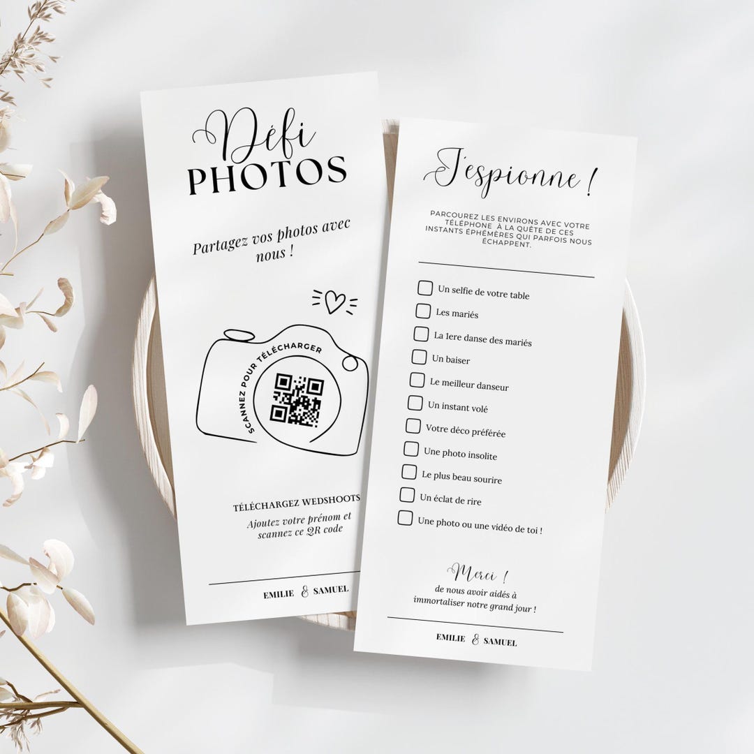 D fi Photo Mariage Jeu Animation Imprimer Mod le Modifiable Sur 