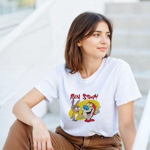 Retro Ren and Stimpy T-Shirt, 90s Cartoon, Vintage Cartoon, 90s Nostalgia T-Shirt, Graphic Cartoon T-Shirts