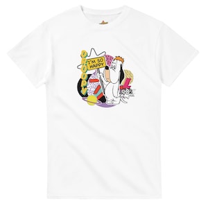 Retro Droopy Cartoon T-Shirt: Nostalgic Unisex Cotton Tee