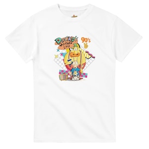 Rocko&#39;s Modern Life T-Shirt: 90s Cartoon, Retro Nostalgia